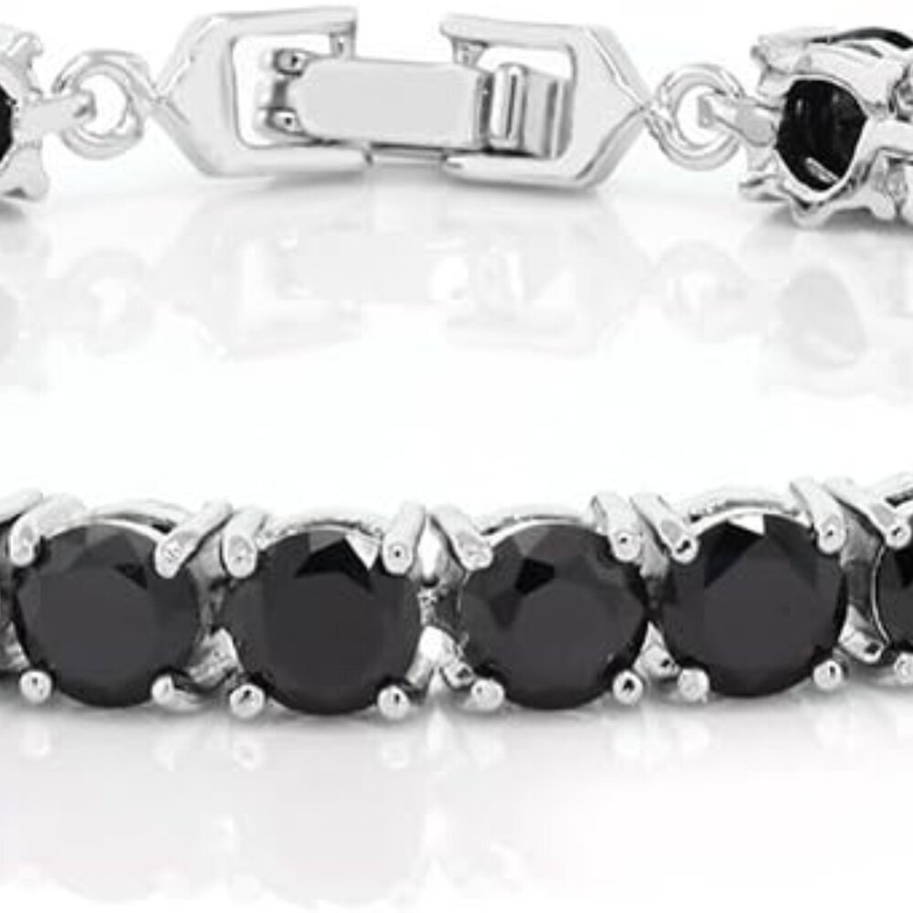 Classic Tennis Bracelet for Women | Sparkling Multi-Color Round Cubic Zirconia C